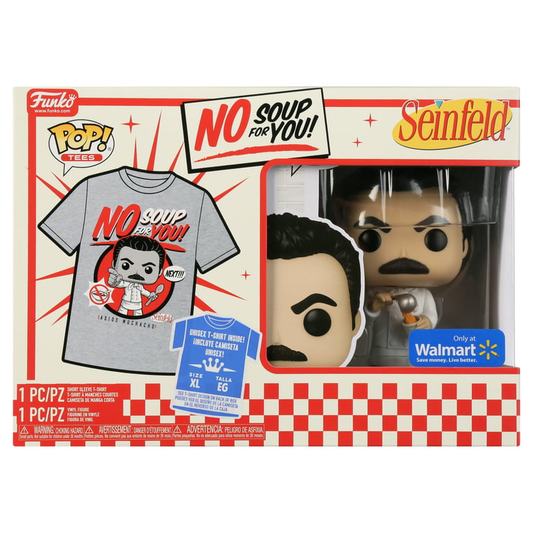 Funko POP! & Tee: Seinfeld - Yev Kassem (Soup Nazi) - XL - Walmart  Exclusive 