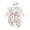 White, variant on Loicainy Infant Baby Girls Fall Romper Outfits 3 6 9 12 Months Rose Print Long Sleeve Jumpsuit and Headband Set