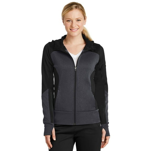sport-tek women's tech full-zip hooded jacket