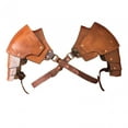 thumbnail image 2 of Medieval Shoulder Brown Shoulder Pauldron for Costume Accessory Party, 2 of 7