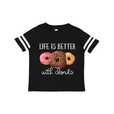 

Inktastic Life is Better with Donuts Gift Toddler Boy or Toddler Girl T-Shirt