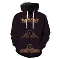 thumbnail image 1 of Sudadera con capucha y cremallera con estampado 3D de grafiti geométrico para hombre y mujer, estilo Harajuku 3D, 1 of 6