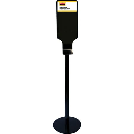 Rubbermaid Commercial AutoFoam Hand Sanitizer Station (Metal Stand) - Black, (FG750824)