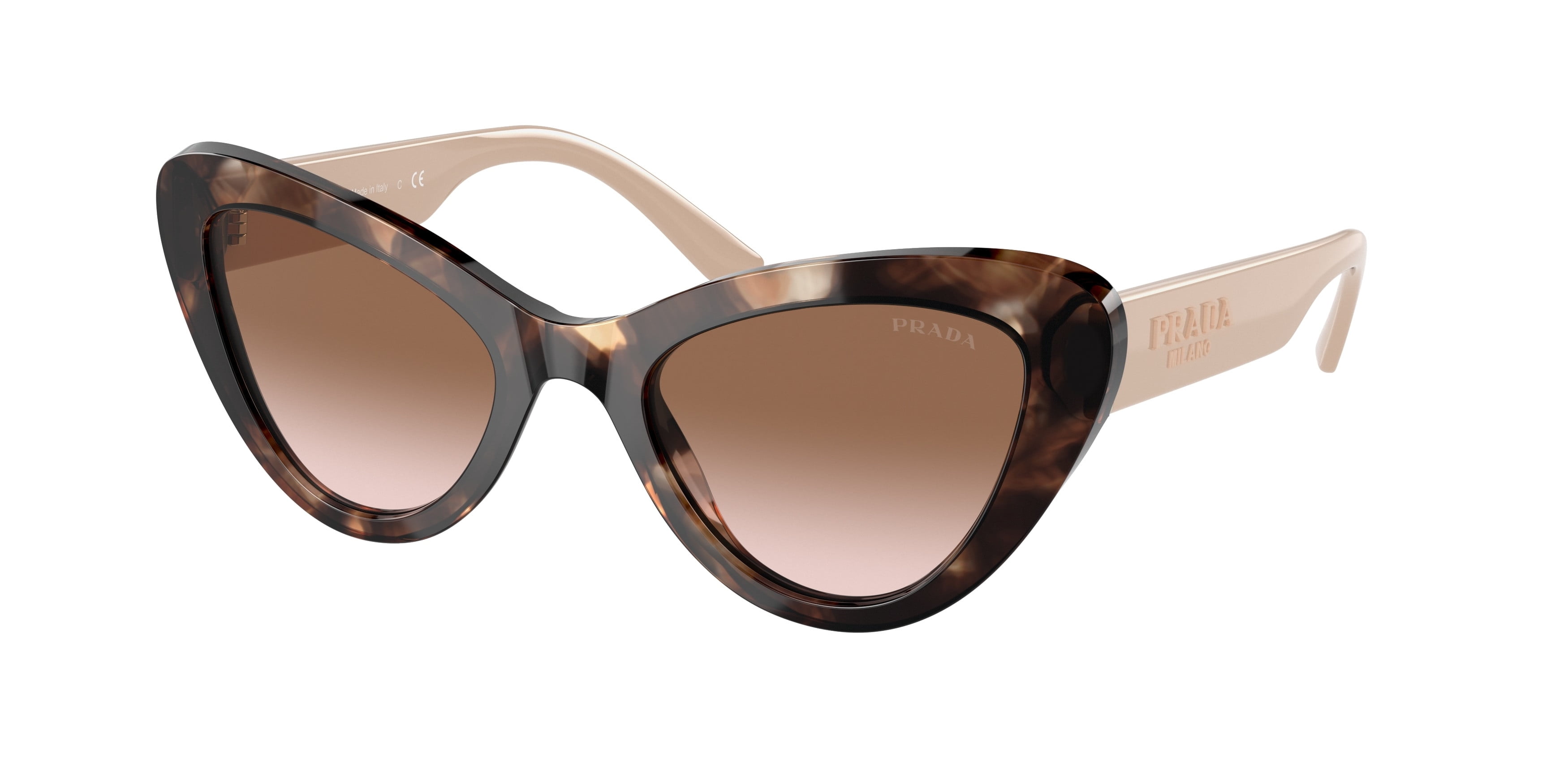 Prada Women's Sunglasses PR 26 ZS 13L08Z, Cat Eye Cedar