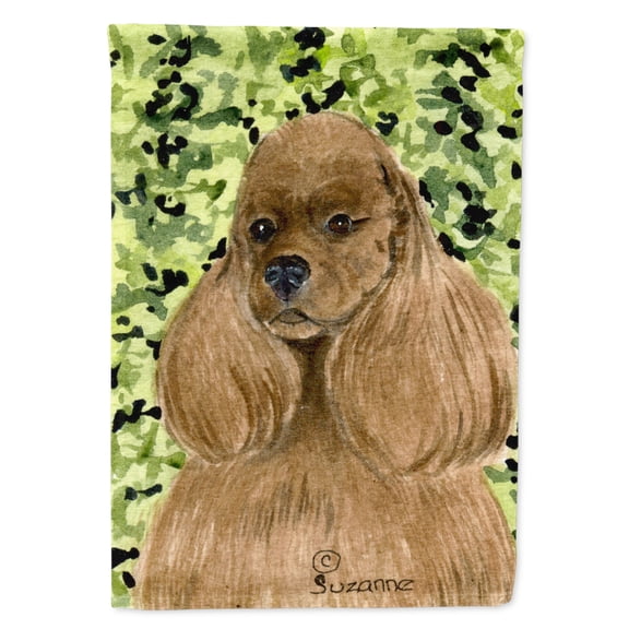 Caroline's Treasures SS8809-FLAG-PARENT Cocker Spaniel Flag, , multicolor