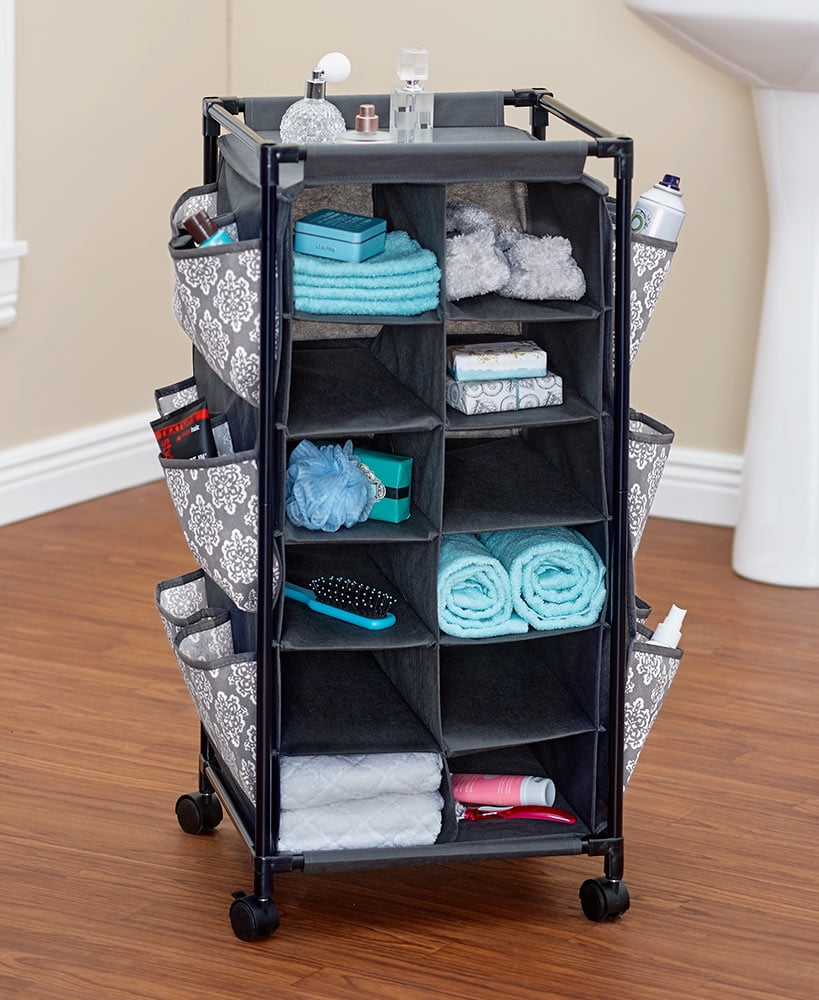 rolling shoe storage rack