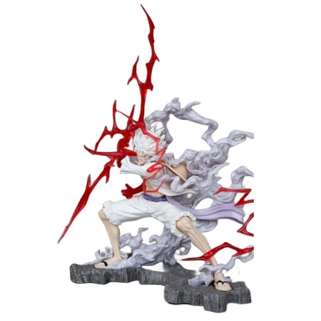 Njube Anime Figure Wink Nika No Special Luffy Figure PVC Action Toys Otaku Favorite Static Statue Game Decoration Gift 29.5cm/11.61inch