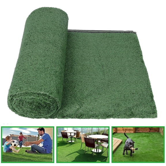 6x20ft Artificial Grass Fake Synthetic Rug Garden Landscape Lawn Carpet Mat Turf