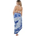 thumbnail image 4 of HAPPY BAY Women's Beach Wrap Bikini Wraps Swimwear Cover up Skirt Bathing suit Swimsuit Sarong Coverups for Women One Size Blue_P363, 4 of 4