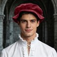 thumbnail image 2 of OJSFQUFP Medieval Men's Hat Soft To The Simple and Versatile Solid Color, 2 of 5