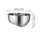 thumbnail image 2 of Colador para lavar arroz | Colador de acero inoxidable 304 para arroz, frutas, pasta, granos | Drenaje rápido con orificios de 2 mm | Diámetro 6.29" x altura 4.9" | Cesta multiusos para cocina, 2 of 2