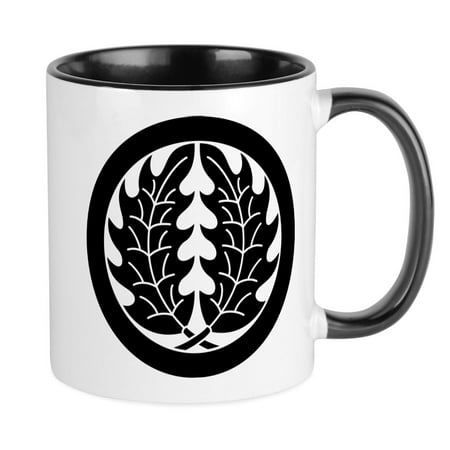 

CafePress - Embracing Holly Leaves In Circle - Ceramic Coffee Tea Novelty Mug Cup 11 oz