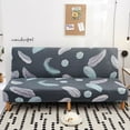 thumbnail image 2 of CHOK 2024 2021 New Armless Futon Cover Stretch Folding Sofa Bed Slipcover Polyester Elastic Fabric All-Inclusive Cover Furniture Protector, 2 of 9