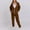Brown, variant on Womens 2 Piece Outfits Casual Hoodie Sweatsuit Sets Oversized Zip up Sweatshirt Baggy Sweatpants with Pockets New 2 Piece Casual Sets for Women Brown S