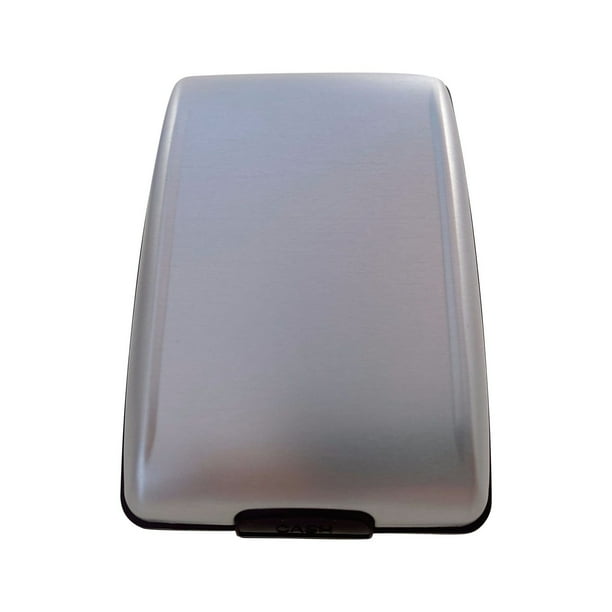 Billetera de aleación de aluminio, portacartas multifuncional, billetera de moda