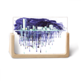 thumbnail image 1 of Night Starry Sky Modern City Watercolor Photo Wooden Photo Frame Tabletop Display, 1 of 3