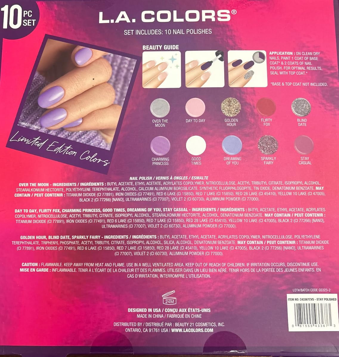 laau nail pink series 10色セット laau nail pink series 10色セット ジェルネイル・ネイルシール