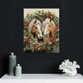 thumbnail image 4 of Nawypu Christmas Horse Canvas, 4 of 4