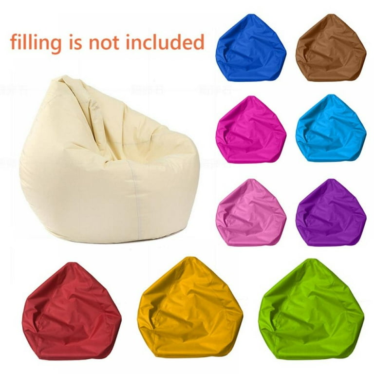 DODOING Stuffed Storage Bean Bag Chair Cover (No Filler) Extra Large Beanbag  Cover Stuffed Animal Storage or Memory Foam Soft Premium Corduroy Covers 8  Colors for Kids and Adults 