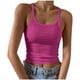 thumbnail image 3 of Sudadera corta,Camisola de mujer, blusa sin mangas con cuello redondo, tela a rayas, ropa informal para el hogar y las vacaciones, sopatenor, 3 of 8