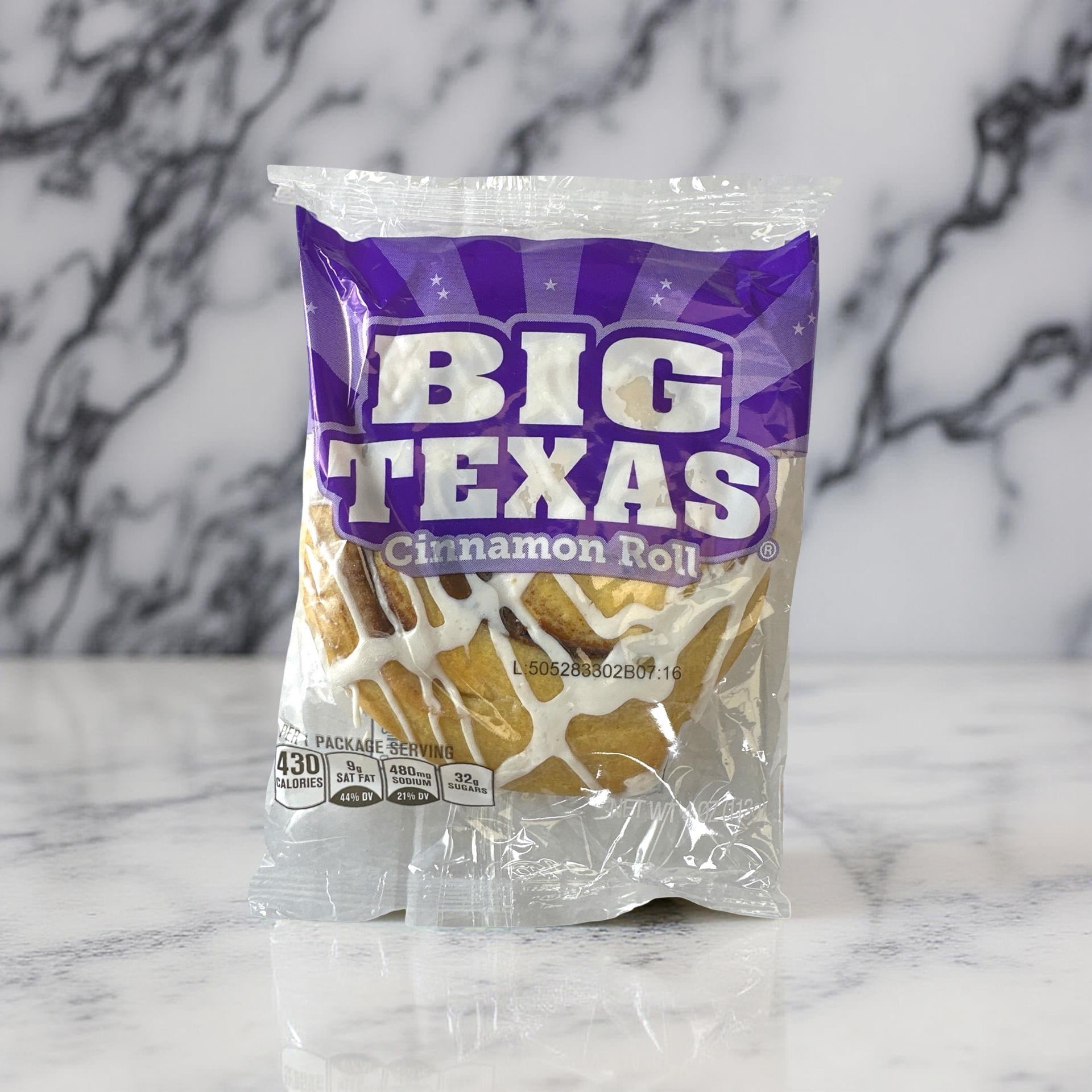 (2 pack) Cloverhill Big Texas Cinnamon Rolls, Individually Packaged, Pack of 6
