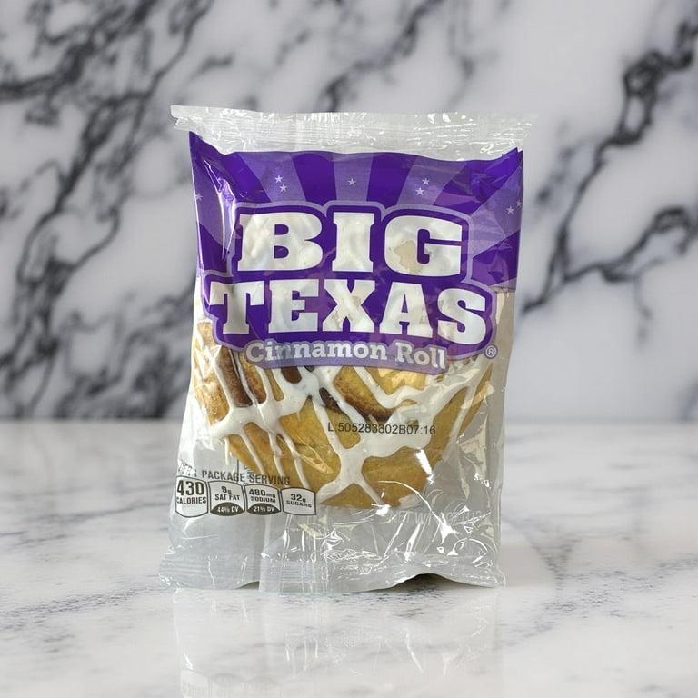 5 pack) Cloverhill Big Texas Cinnamon Rolls, Individually Packaged