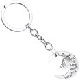 thumbnail image 2 of I Love You To The Moon And Back Keychains For Gift, 2 of 4