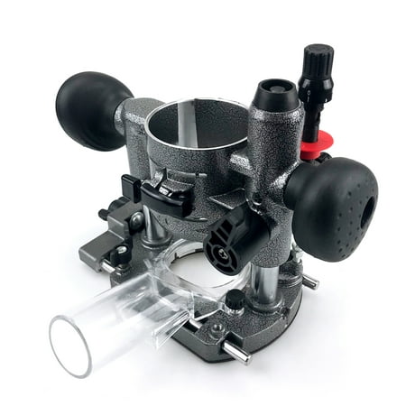 

Andoer Compact Aluminum Plunge Router Bracket Milling Machine Base Milling Grooves Opening Carving Rack