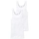 thumbnail image 1 of SCHIESSER Paquete de 2 camisetas de hombre - Chaqueta, Algodón Essentials, Double Rib, Blanco 5 (Gr. M), 1 of 3