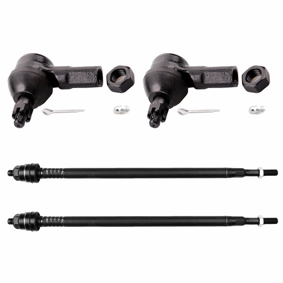 ECCPP 4pcs Front Inner Tie Rod End Front Outer Tie Rod End fit for 2002-2006 For Honda CR-V