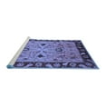 thumbnail image 2 of Ahgly Company Machine Washable Indoor Rectangle Oriental Blue Traditional Area Rugs, 8' x 10', 2 of 4