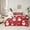 Red, variant on Manfei Cartoon Snowman Twin Bedding Sets 7 Pieces for Kids, Kawaii Snowflakes Bedding Comforter Set, Red Christmas Sheet Sets, Ultra Soft Home Decor