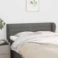 thumbnail image 5 of vidaXL Headboard with Ears Dark Gray 79.9"x9.1"x46.5"/50.4" Fabric, 5 of 35