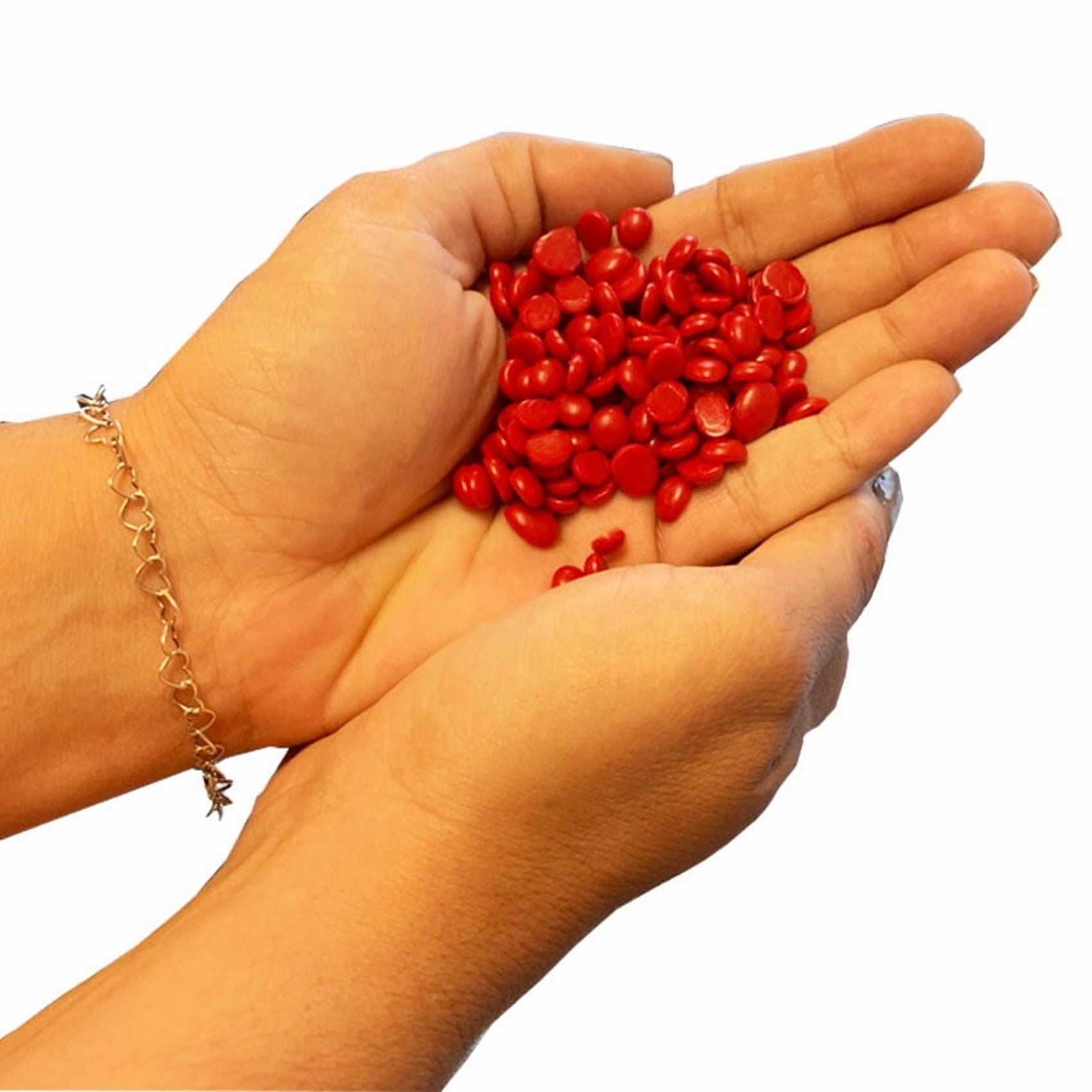Injection Wax Flexible Red Ruby Beads Wax Jewelry Lost Wax Casting 2 Pound