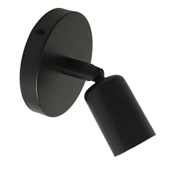 Wall Lamp Lamp Swiveling Wall Industrial Metal Lampshade with E27 Lamp Holder for Living Room Bedroom Dining Room Black