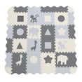 thumbnail image 6 of Soft Foam Baby Play Mat | Perfect Playmat for Tummy Time &amp; Crawling - Extra Thick Padded Tiles Protect Infants &amp; Toddlers from Hard Floors - With a Clean, Modern Design You&amp;rsq, 6 of 9