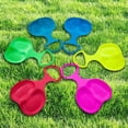 thumbnail image 3 of TFixol Kids' Multi-Color Grass Sliding Board with Anti-Slip Handles for Year-Round Outdoor Fun, Durable PP Material, Lightweight Design for Safe Play and Coordination Development, 3 of 6