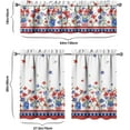 thumbnail image 2 of Xidingyue 4th of July Patriot Kitchen Curtains and Valances Sets, 36 x 27.5 in, 2 of 6