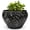 Umber, variant on Headwind Glazed IronStone Lanai Collection – 6” Dusted Pearl Decorative Lightweight Flower Pot w/ Leaf Design & Drainage – Houseplants, Succulents for Garden Indoor & Outdoor Planter by Robert Allen