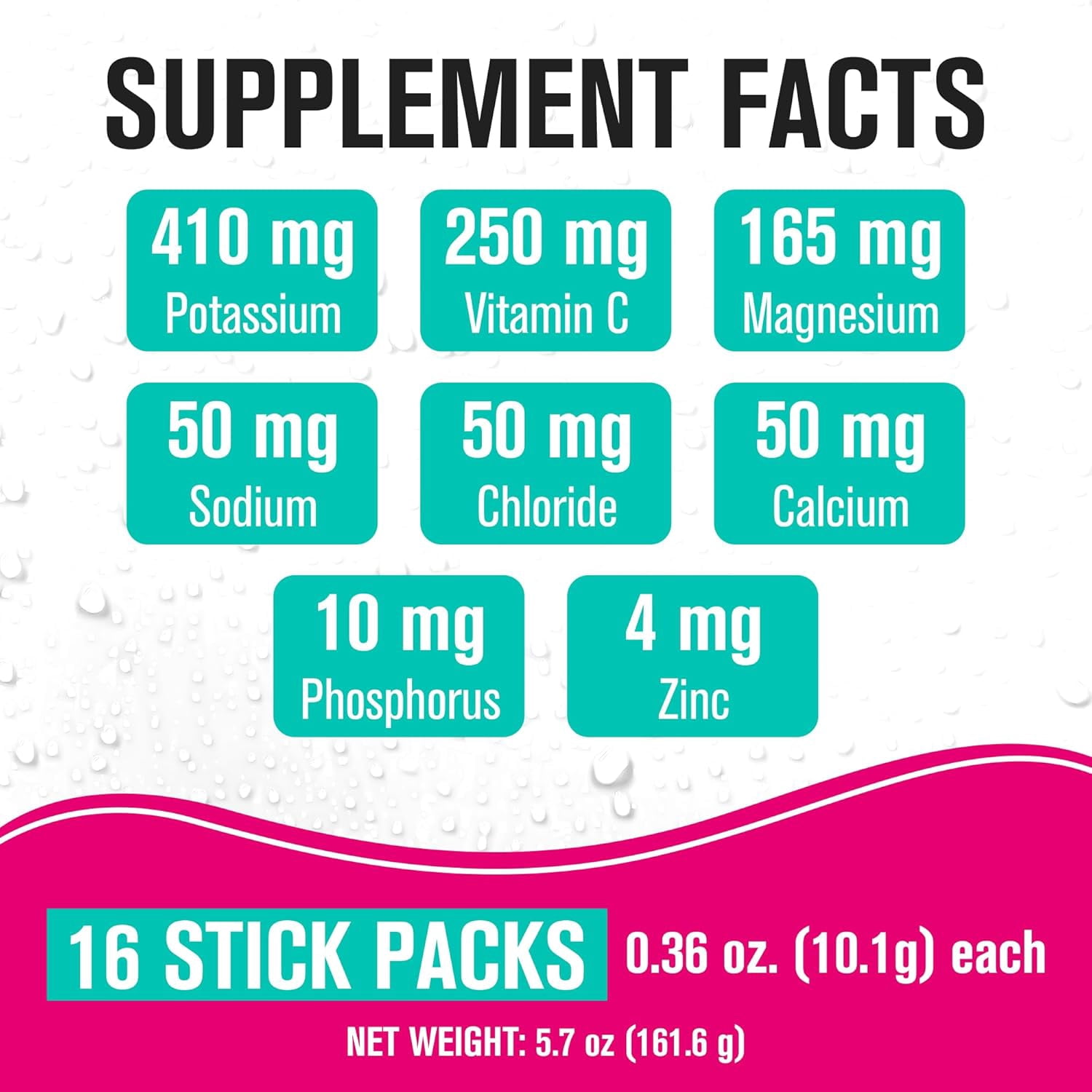 NaturalSlim Electrolytes Powder, Sugar-Free Hydration & Energy Drink Mix with Prebiotics, Fruit Punch, 16 Stick Packs (5.7 oz)