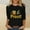 #380-Black, variant on Womens T Shirts Three Quarter Sleeve Loose Fit Crew Neck Oktoberfest Beer Print Solid Soft Breathable Top for Festival Gift