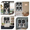thumbnail image 7 of Easter Bunny Window Privacy Film, Eucalyptus Leaves Rabbit Flowers Black Static Cling UV Sun Blocking Heat Control Window Tint Day and Night, Non-Adhesive One Way Windows Privacy Cover 35.4''x78.7'', 7 of 7