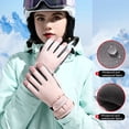 thumbnail image 6 of vnanda Water resistant Gloves for Mobile Use Winter Gloves for Windproof Plush Lining Warm Gloves for Running Cycling Skiing Water resistant, 6 of 8