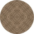 thumbnail image 1 of Ahgly Company Machine Washable Indoor Round Transitional Sepia Brown Area Rugs, 7' Round, 1 of 7