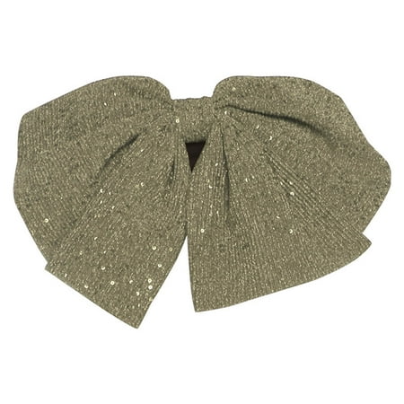 Limited Time Savings Fashion Women s Solid Color Mesh Glitter Big Bow Tie Back Strapless Bra Stylish and Elegant Design for Special Occasions Christmas Tree|100%Polyester Green Sopatenor
