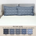 thumbnail image 6 of Mainstays Cloud Matelasse Pillow Sham, Washed Indigo, King, 6 of 11
