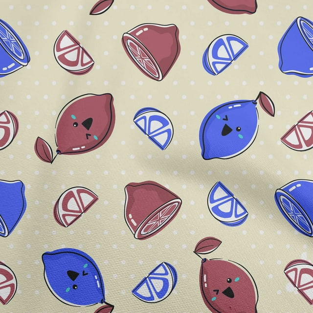 oneOone Polyester Spandex Maroon Fabric Asian Kawaii Craft Projects Decor Fabric Printed By The Yard 56 Inch Wide