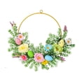 thumbnail image 3 of Corona artificial de Pascua para puerta de entrada, regalo, decoración de fiesta, decoración de Pascua, adorno colgante para boda, pared, ,, 3 of 8