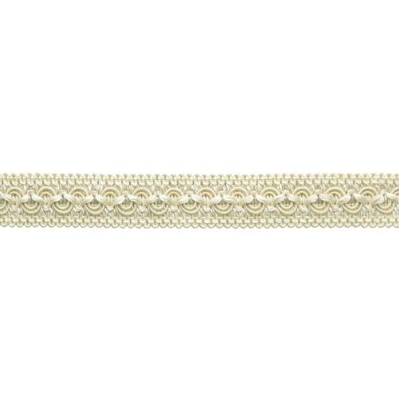 1" (2.5cm) Solid Wide Gimp Braid Trim # 0100SG, Off White #26 (Ivory Off White) 10 Yards (30 ft/9.5m)