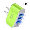 thumbnail image 2 of Justharion Chargeur Prise US USB LED 1000mA Adaptateur de Charge pour Cellulaire Tablette avec Indicateur Circuit Portable pour Protection Bloc d'Alimentation Vert 1Ensemble, 2 of 6